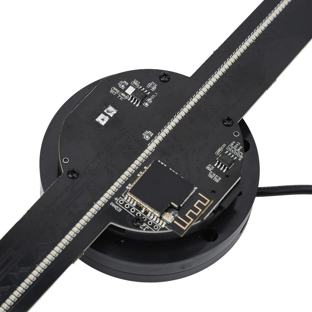 3D Hologram Fan with LED Light Beads
