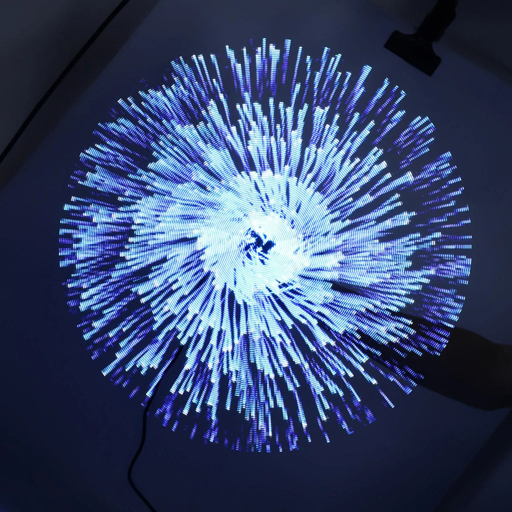 3D Hologram Fan with LED Light Beads